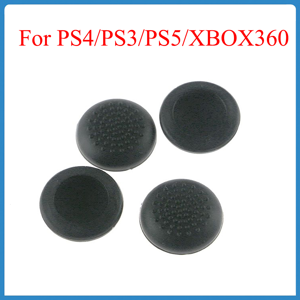 Sony Console Playstation 5 - ゲーム用の交換用保護キャップ,ps3/ps5/xbox360用の黒い滑り止めアクセサリー,10個