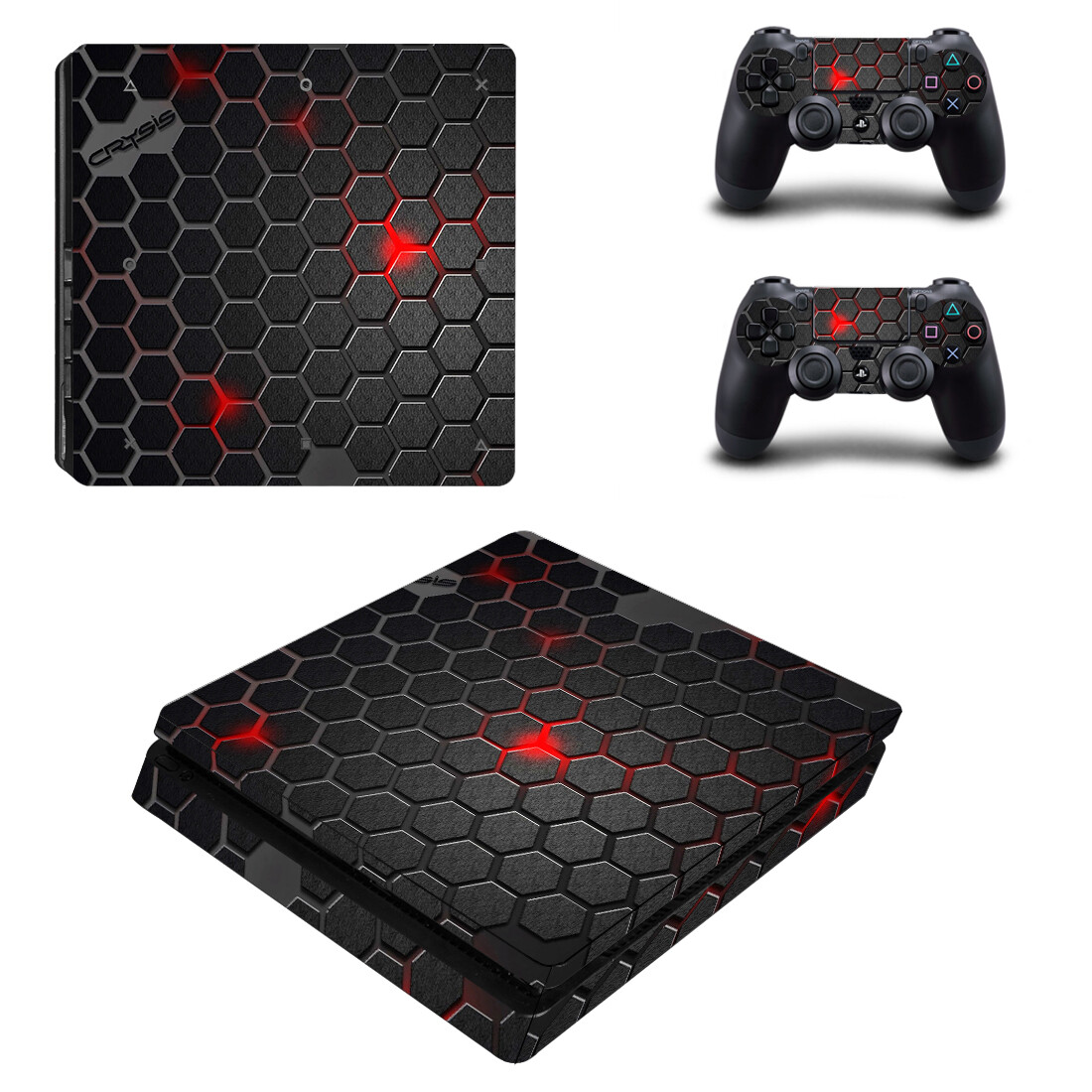 Gaming Console Best - スリムな保護ステッカー,カスタムデザイン,PS4コンソール用,ステッカー,ビニール