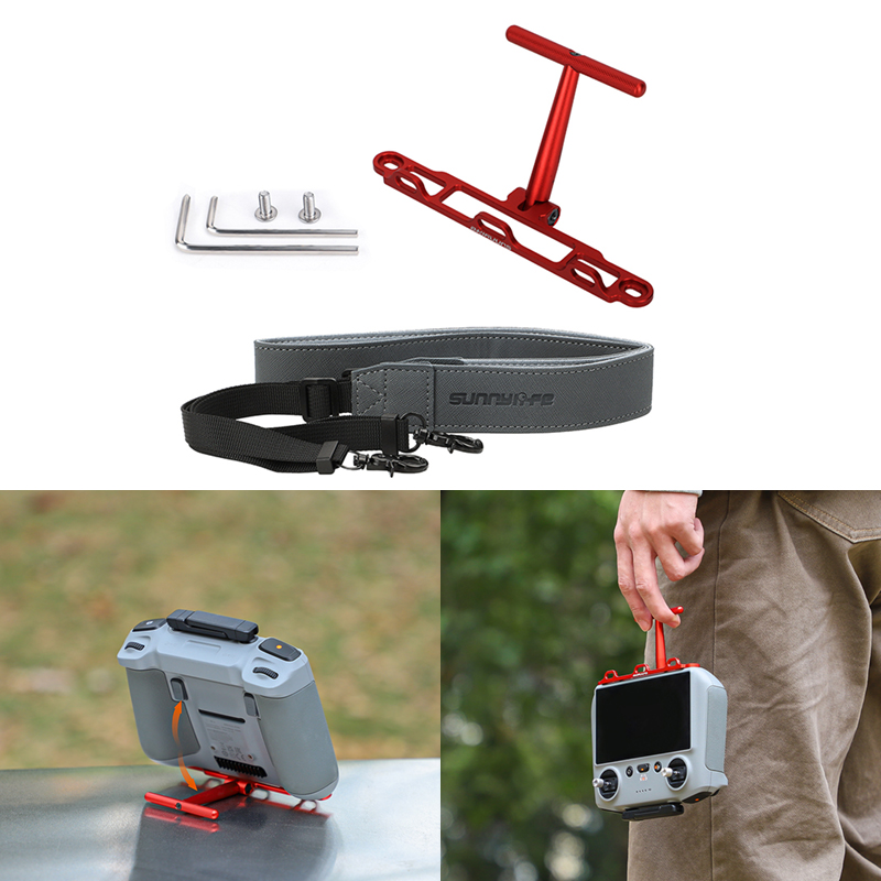 Controller Stand Holder - ドローン用スタンドネックストラップ,2in 1マウント,リモートコントロールストラップ,dji mini 4pro,mini 3,3pro用マウント