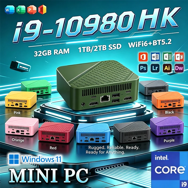 Gaming Console Mini - ミニPCゲーミング インテル Core i9 10980HK i3