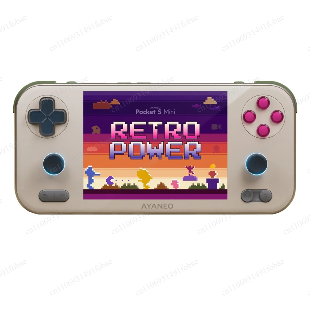 Gaming Console With Games - AYANEO Pocket S ミニレトロハンドヘルドゲーム機、4.2インチ 4:3 LCD