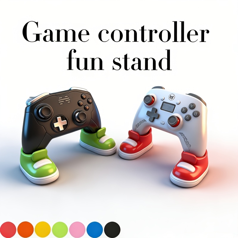 Controller Stand Holder - 2個入りゲームコントローラーファンスタンド - カラフルな靴型ホルダー、PS4、PS5、Xboxコントローラー、ゲームコントローラーホルダーに最適