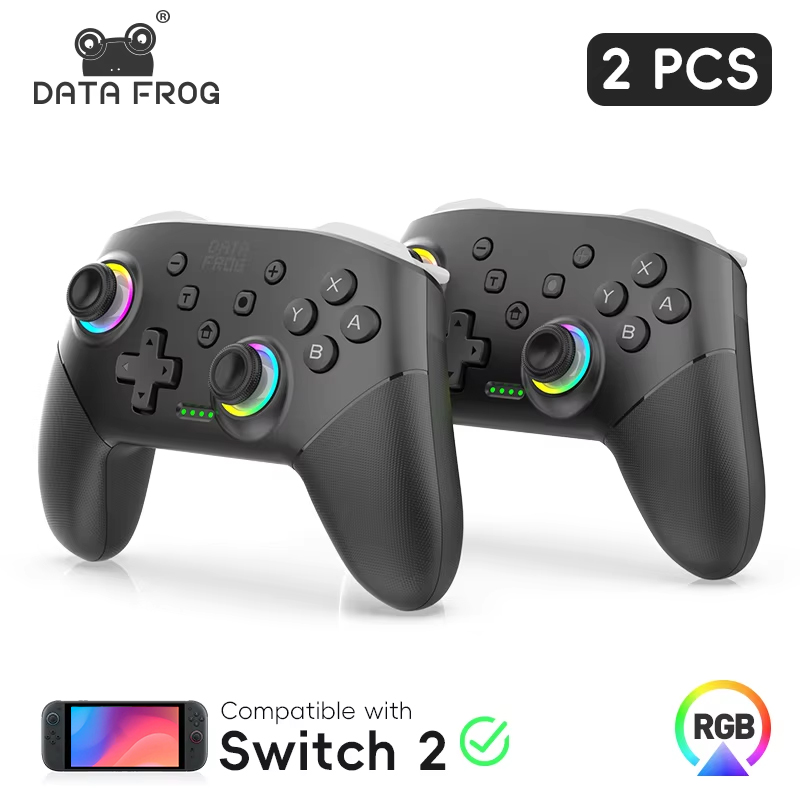Gaming Console For Android Tv - DATA FROG 2個パック ワイヤレスプロコントローラー ゲームパッド テレビコンソールボックス