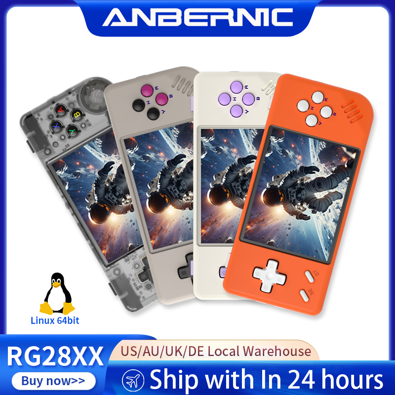 Gaming Console For Sale - ANBERNIC RG28XX レトロハンドヘルドゲーム機 Linux 64ビット 3100mAh