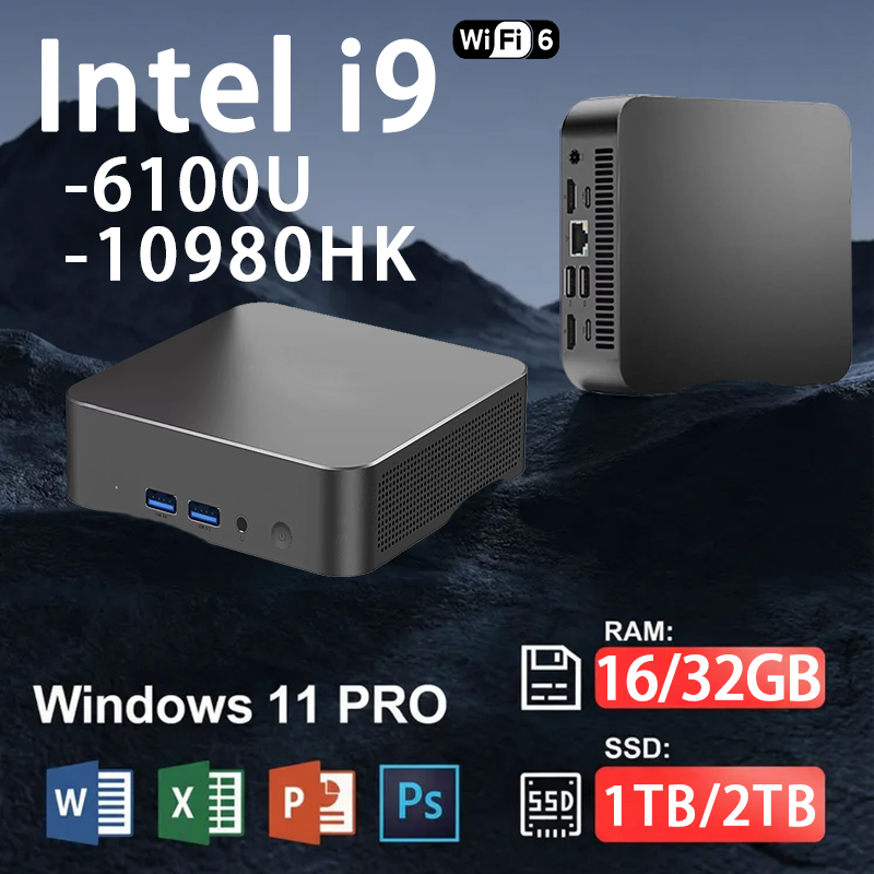 Gaming Console Mini - ミニPC Windows 11 Intel Core i9