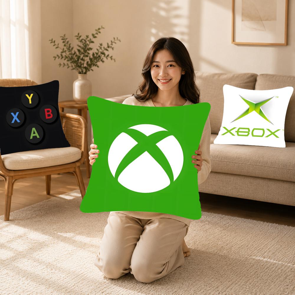 Gaming Console Cafe - コンソールゲーム X-Xbox クッションカバー 大学生用寝具 工業用 ホテル