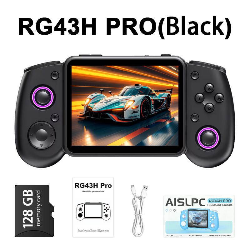 Gaming Console For Sale - AISLPC RG43H PRO ハンドヘルドゲームコンソール 4.3インチIPSスクリーン デュアルシステム