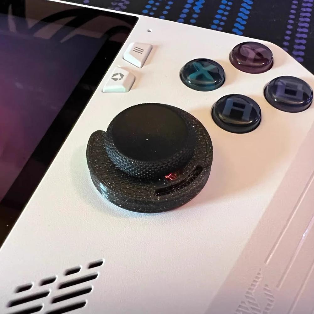 Gaming Console With Keyboard - Rog ally-asus用シリコンカバーロッカーホルダー、ハンドヘルドコンソール、ゲームコントローラースティック、サムグリップ、滑り止め、2個