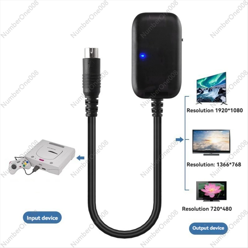 セガサターンゲームコンソール用HDMIコンバーターケーブルH - Gaming Console For Tv のレビューと価格