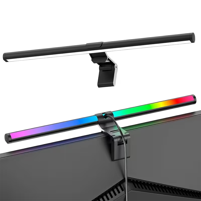 USB給電式LEDモニターライトバー、RGBカラーチェンジ式 - Led Gaming Light Strip のレビューと価格