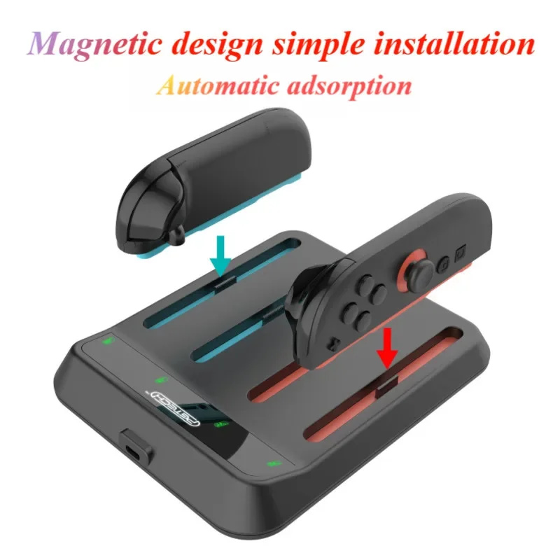 SWITCH2 JoyCon 磁気充電ドック 4 セル NS - Controller Charging Dock のレビューと価格