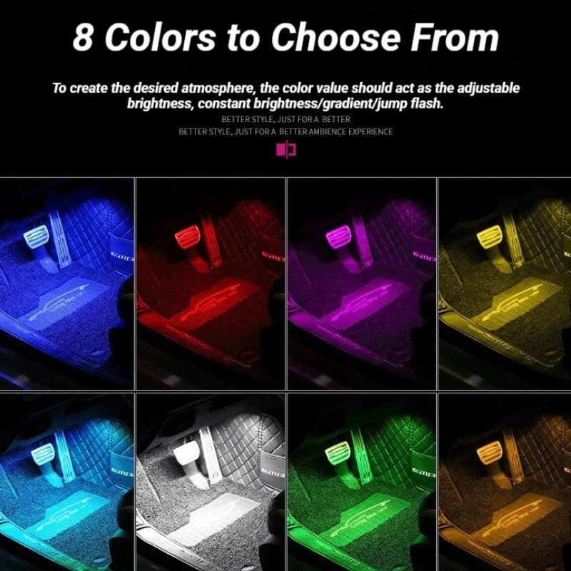 ユニバーサル48 LED USB車用RGBアンビエントフット - Led Gaming Light Strip のレビューと価格