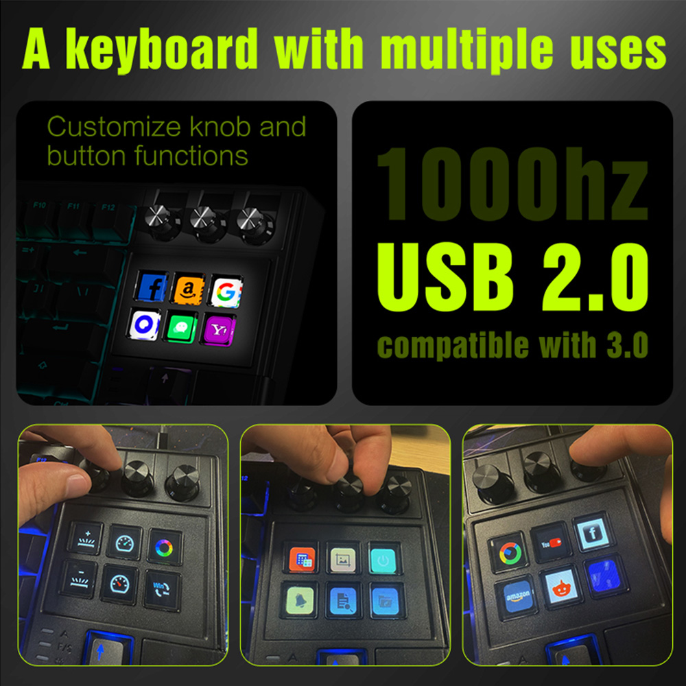 MRSVI K1 Pro AIストリームデッキゲーミングメカ - Gaming Console With Keyboard のレビューと価格