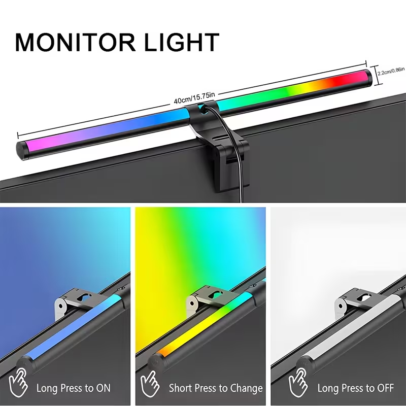 5V USB LEDスクリーン吊り下げライト、デスク用アイプ - Led Gaming Light Strip のレビューと価格