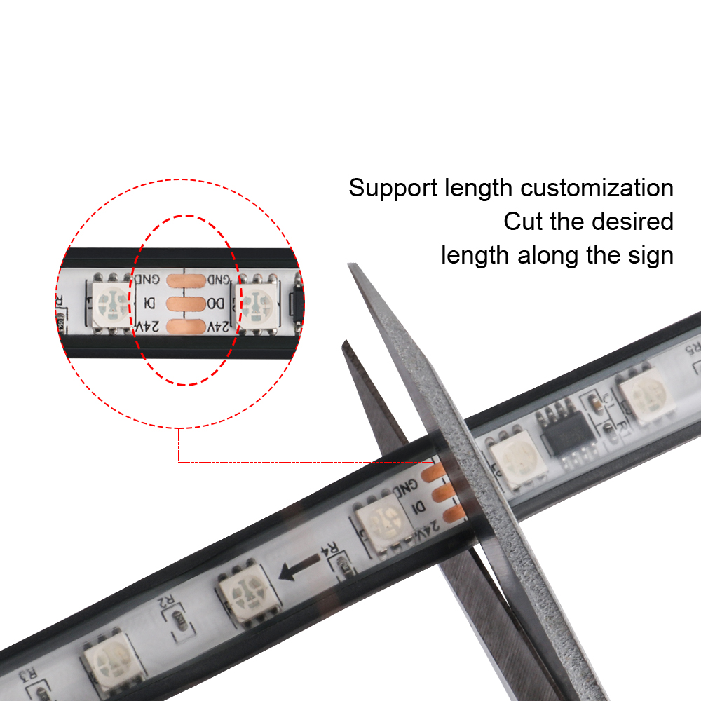 12V/24Vトラック用LEDストリップライト RGBアンビ - Led Gaming Light Strip のレビューと価格