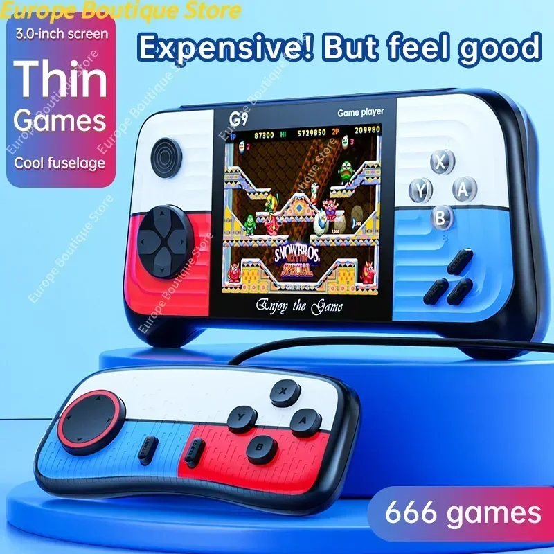 G9 ポケットゲーム機 3.0インチ ノスタルジア ダブルバ - Gaming Console For Android Tv のレビューと価格