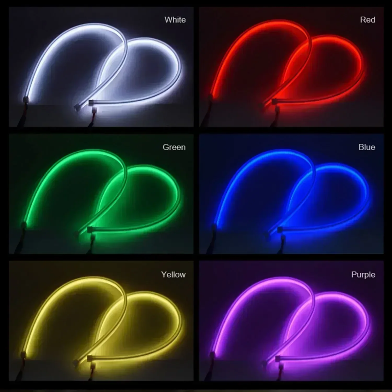 車のヘッドライト装飾ライト,アプリケーション制御付きの柔軟な - Led Gaming Light Strip のレビューと価格