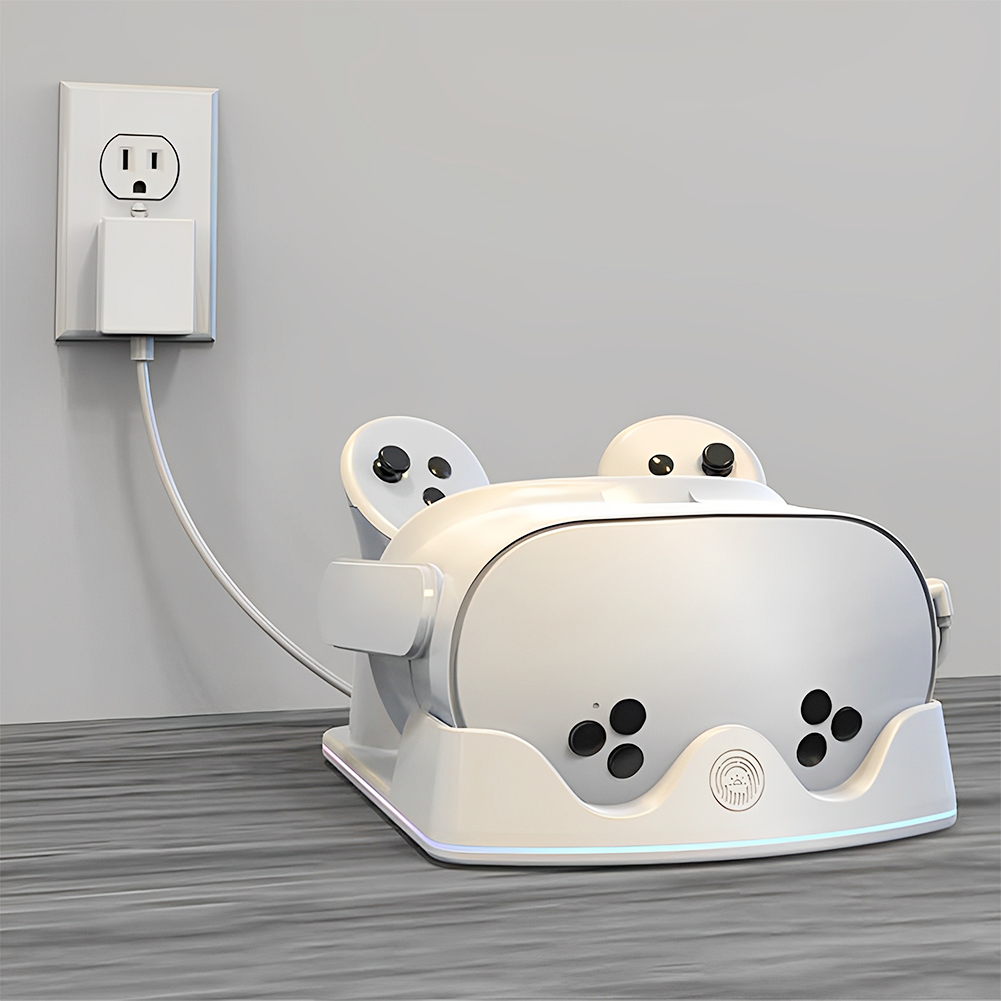 メタクエスト3S VR充電ステーション用充電ドック、RGBラ - Controller Charging Dock のレビューと価格