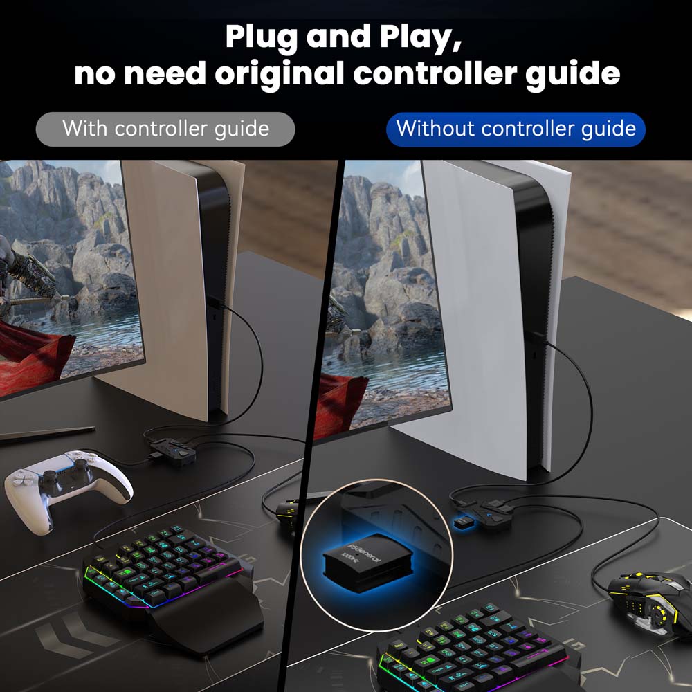 PS5 ゲーミングキーボードマウスコンボ USB タイプ C - Gaming Console With Keyboard のレビューと価格