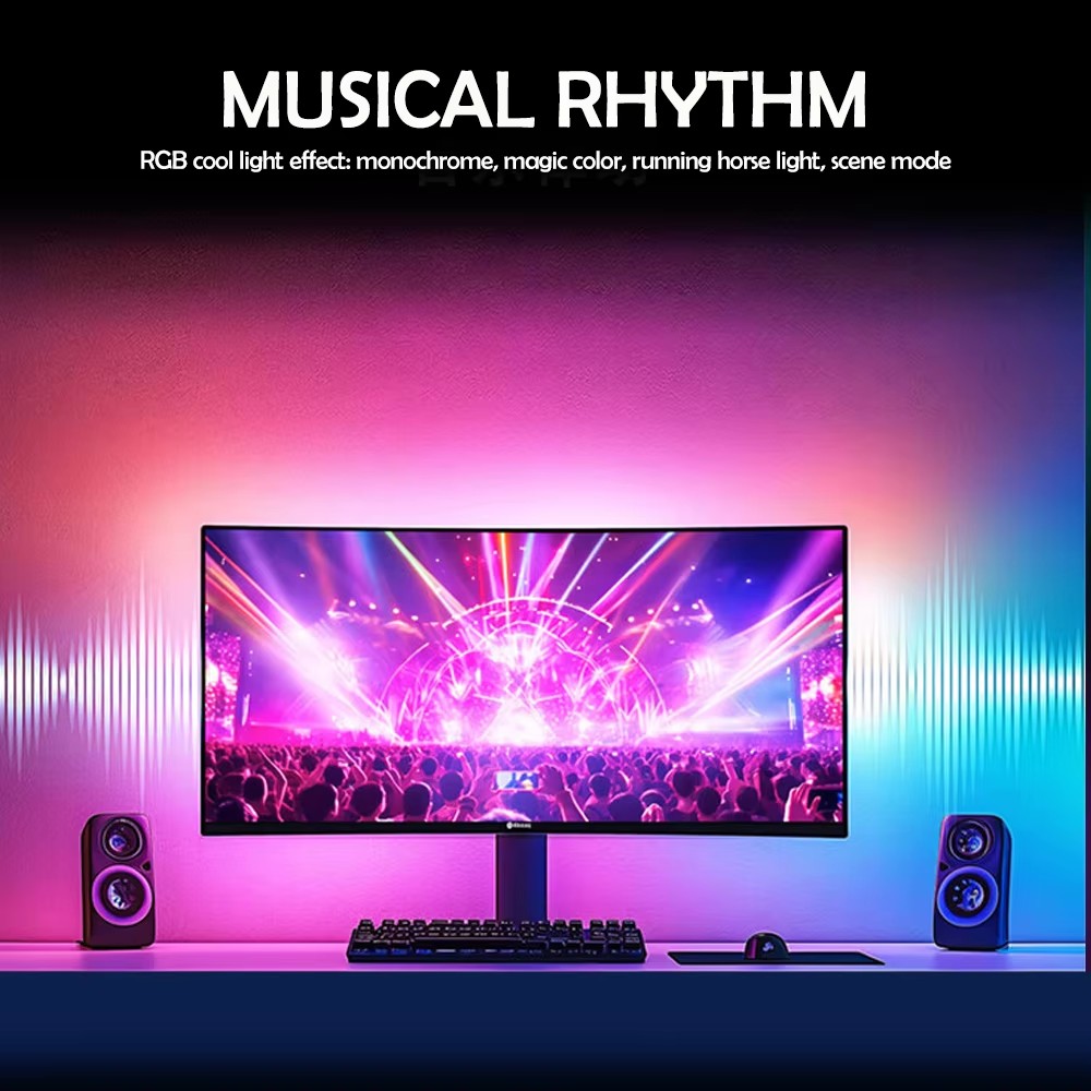 RGB ゲーミングライト ストリップ モニター バックライト - Led Gaming Light Strip のレビューと価格