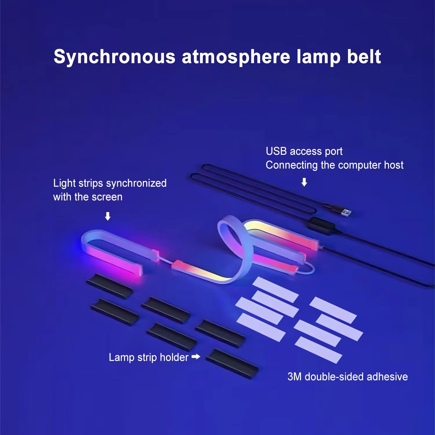 RGB ゲーミングライト ストリップ モニター バックライト - Led Gaming Light Strip のレビューと価格