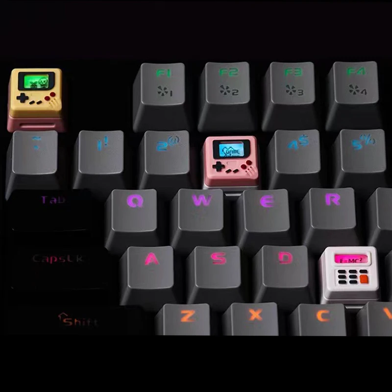 K-04 3-in-1 クリエイティブレトロ透明キーキャップ - Gaming Console Vintage のレビューと価格