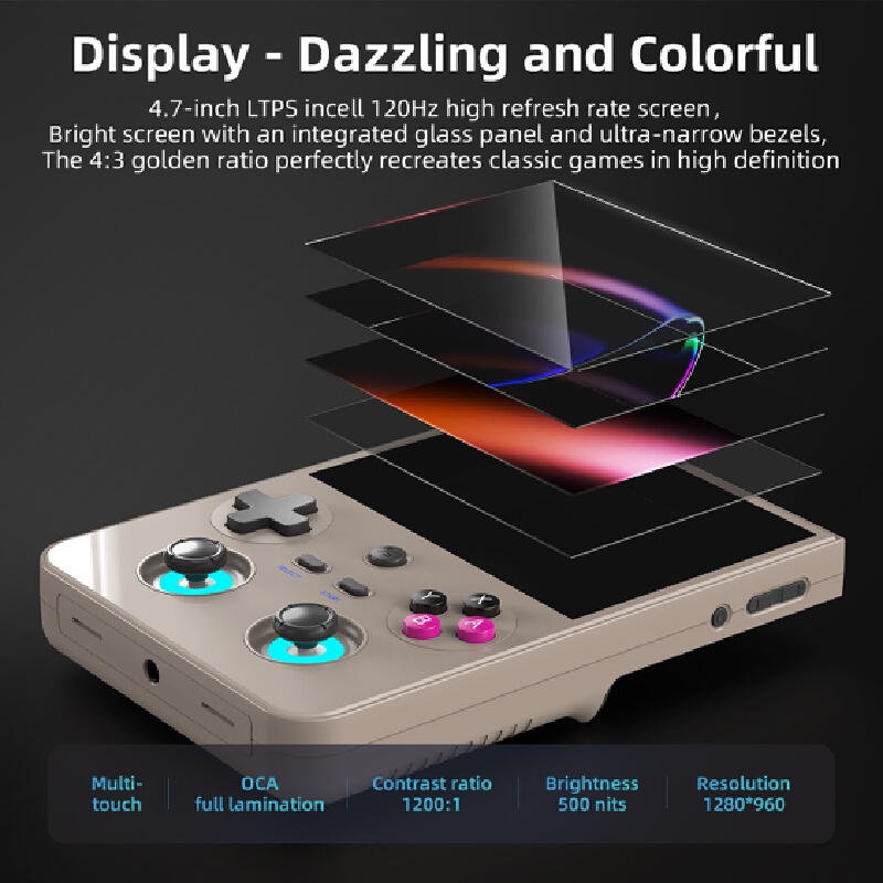 携帯型ゲーム機Rg477v レトロポータブルゲームデバイス  - Gaming Console For Android Tv のレビューと価格