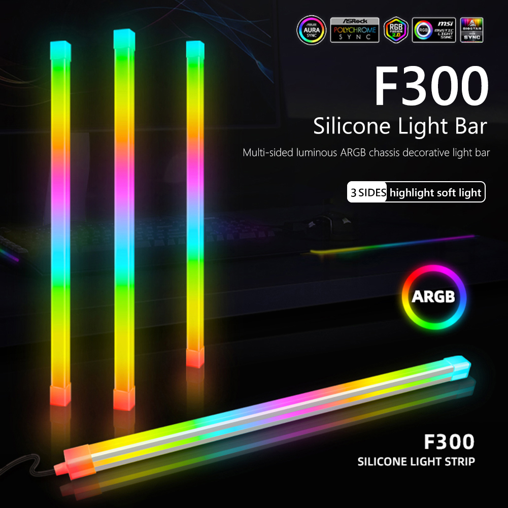 Coolmoon-アルミニウム合金LEDストリップライト,3 - Led Gaming Light Strip のレビューと価格