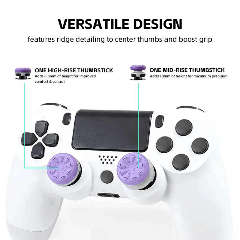 2 個のハンドグリップエクステンダーキャップ PS4 ゲーム - Gaming Console With Tv のレビューと価格