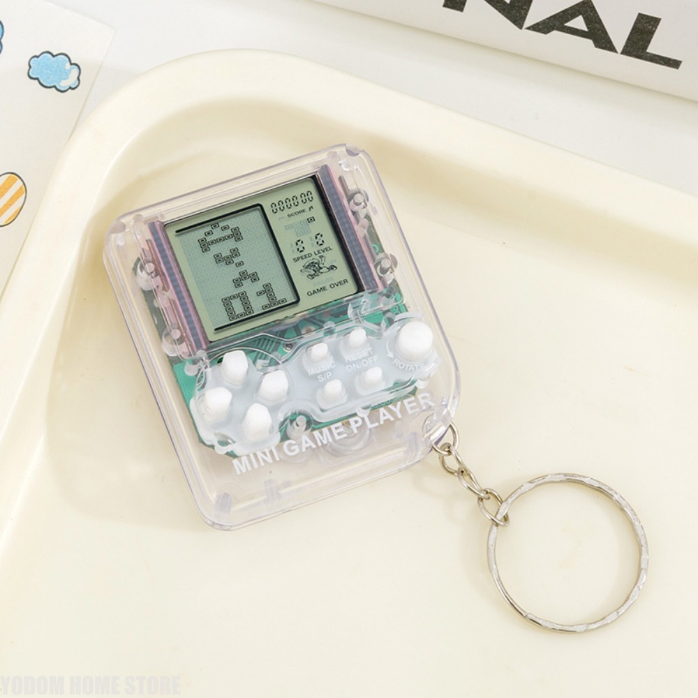 クラシックな懐かしいテトリス携帯ゲーム機キーホルダーチャーム - Gaming Console Mini のレビューと価格