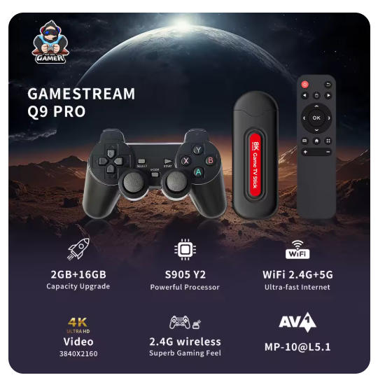 【正規品】2026年新型Q9 Pro USB2.0ゲーム機  - Gaming Console For Android Tv のレビューと価格
