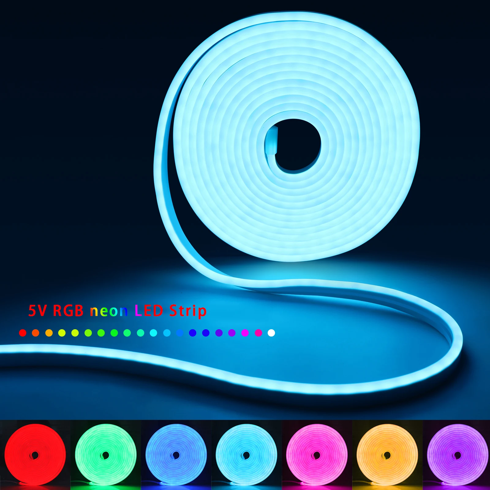 1-5m RGB LEDネオンストリップライト 5V USB - Led Gaming Light Strip のレビューと価格