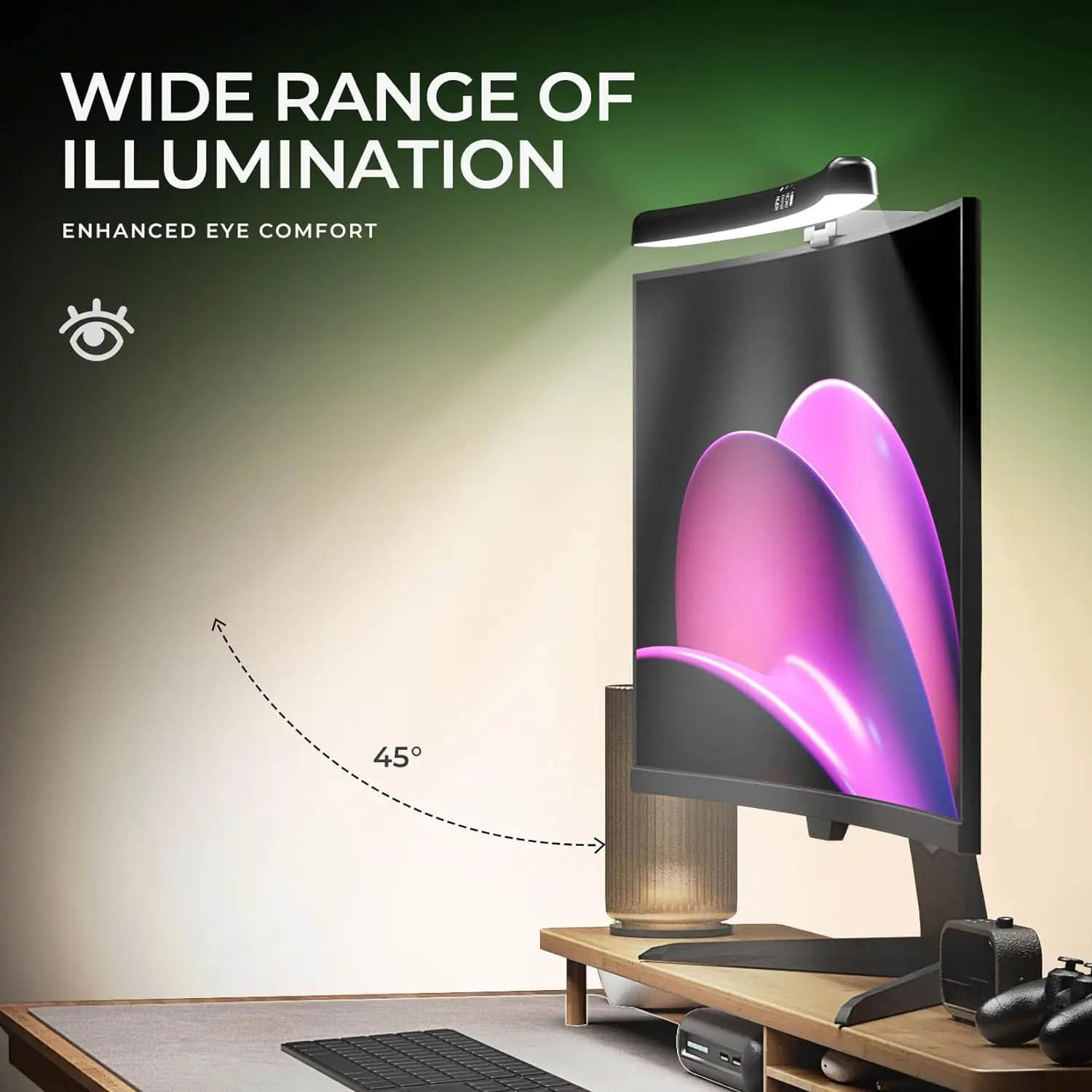 コンピューターモニターライトバーRGB音楽リズムスクリーンハ - Led Gaming Light Strip のレビューと価格