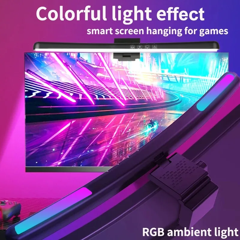 コンピューターモニターライトバーRGB音楽リズムスクリーンハ - Led Gaming Light Strip のレビューと価格